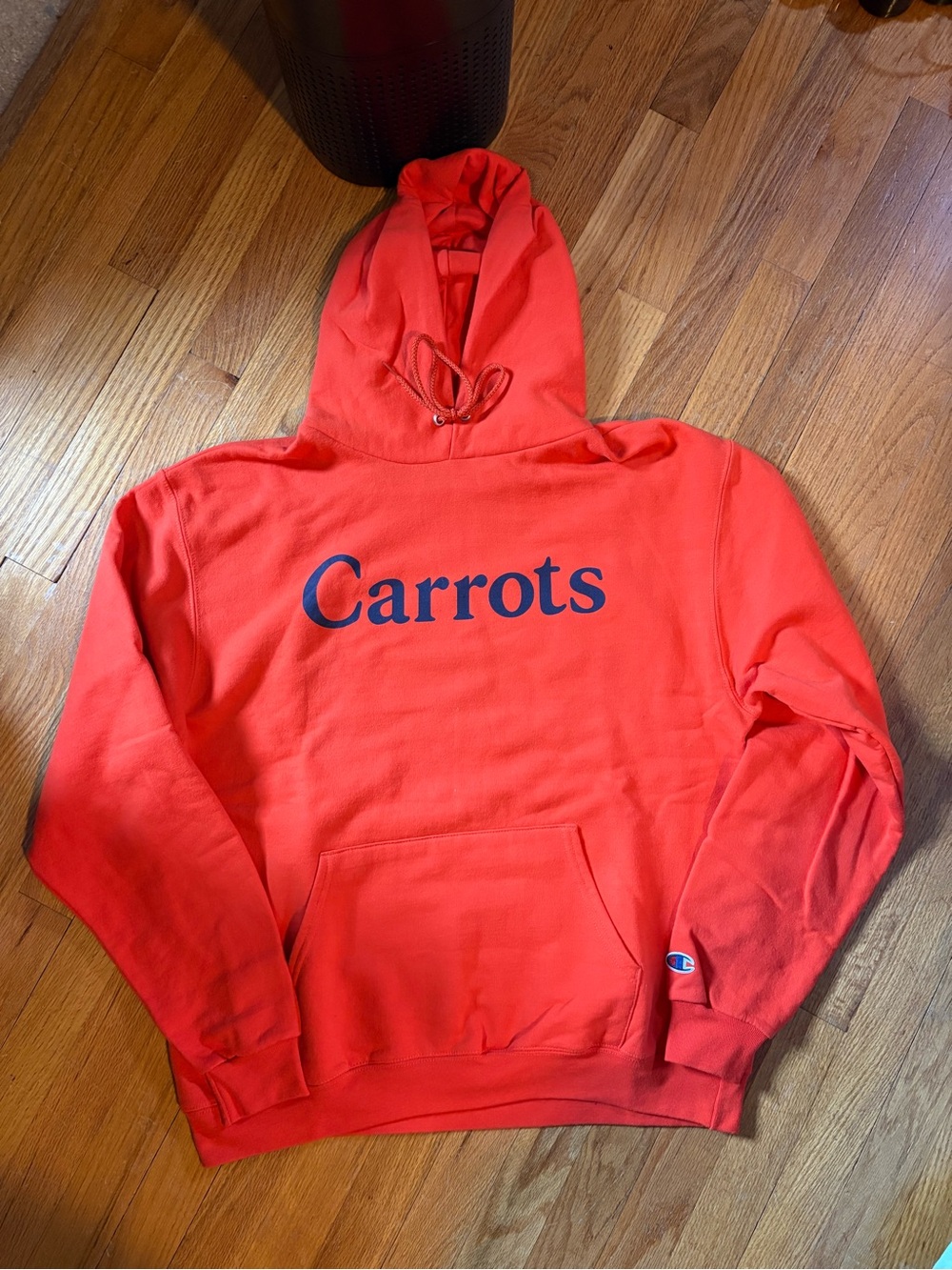 Carrots orange Hoodie with Front Logo